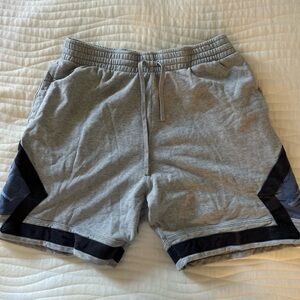 Jordan Men's Athletic Shorts in Gray with Black Accents